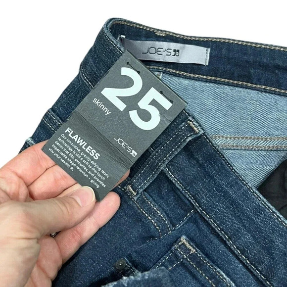 Joe’s Jeans Dark Blue The Icon Flawless Skinny Jeans 25 - Picture 3 of 3